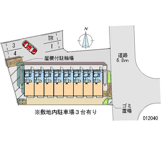 ★手数料０円★枚方市牧野北町　月極駐車場（LP）